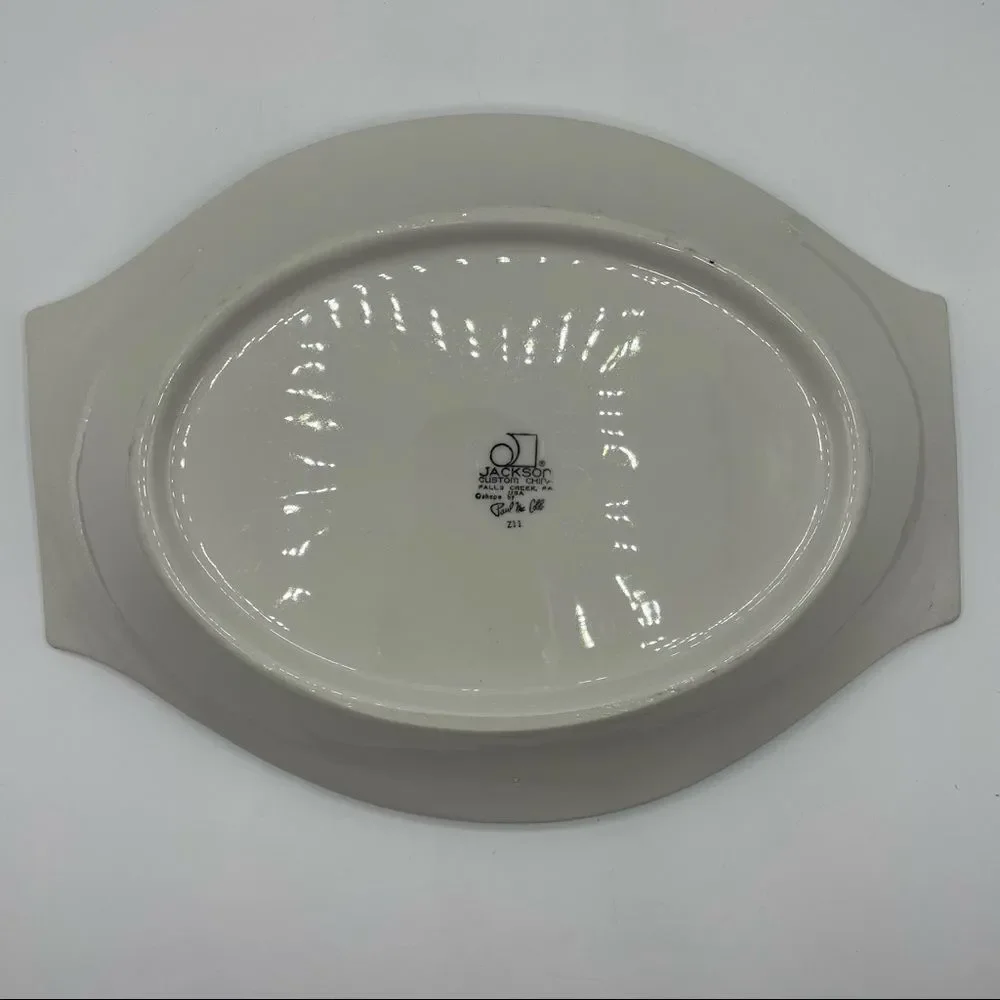 Vintage Jackson McCobb Restaurantware Oval Serving Plate